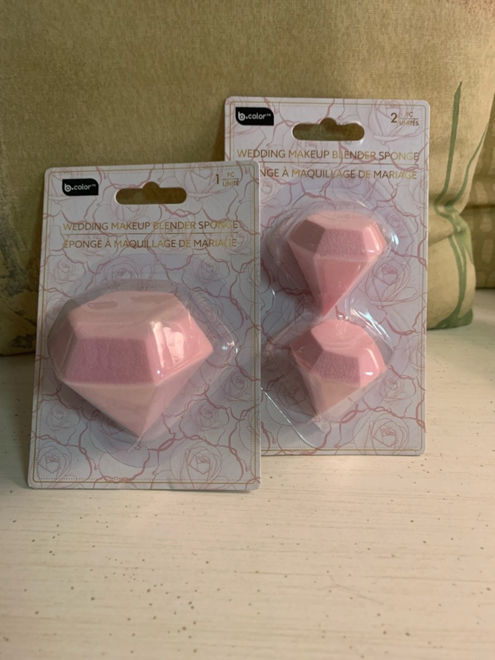 b.color Pink Diamond Makeup Sponge Set